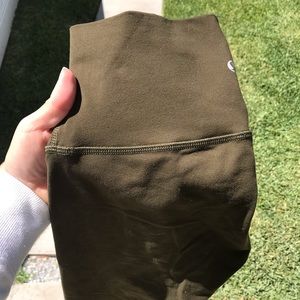 Camo Green Lululemon Leggings